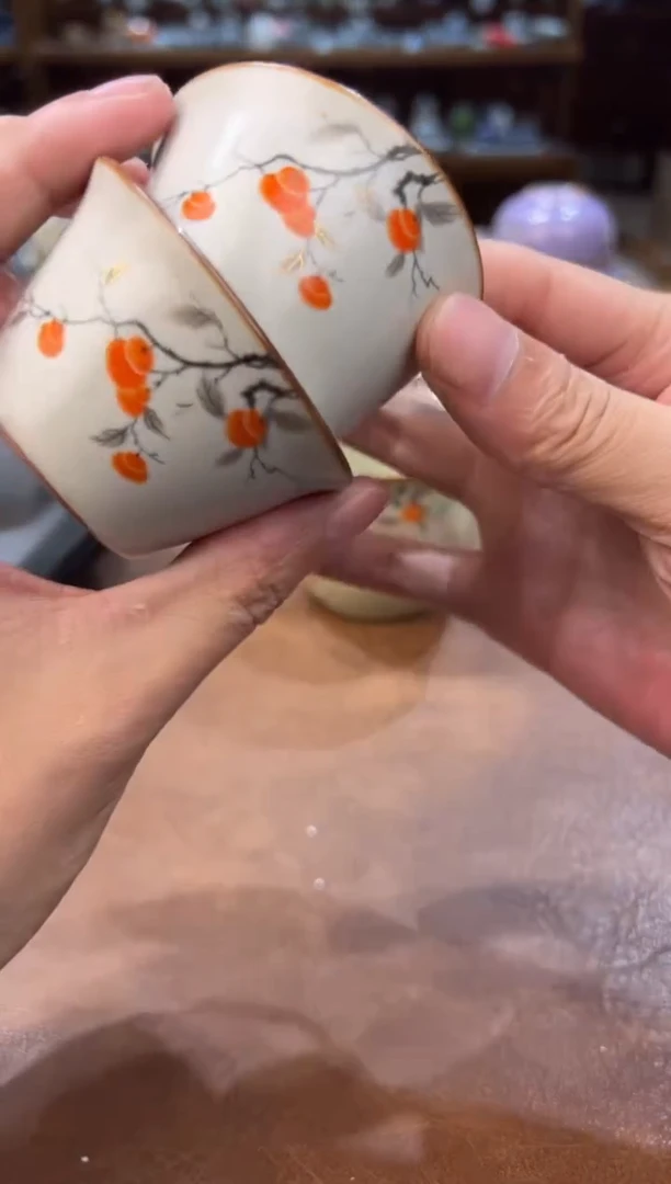 真的很便宜超好看会开片的旅行茶具