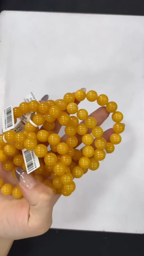 【闪购商品】蜜蜡手链未镶嵌LF010约11mm多样性发一件