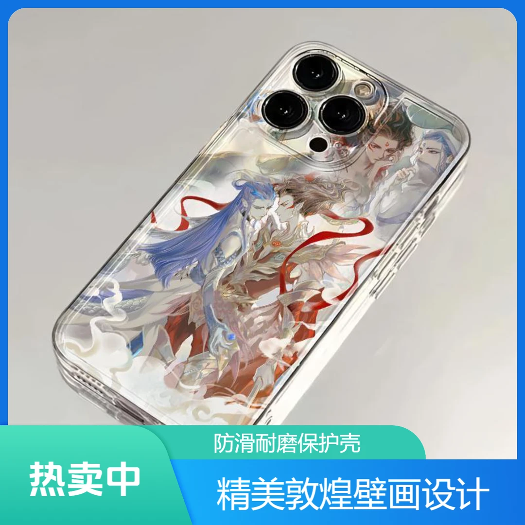 创意哪吒脑海适用苹果16手机壳iPhone14p透明13防摔12卡通保护套