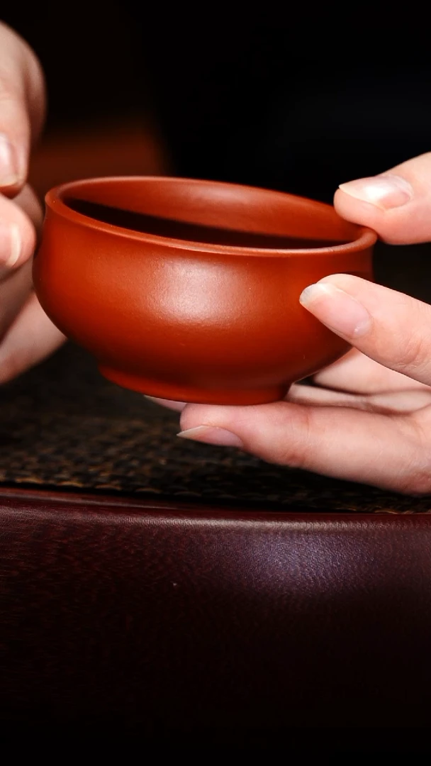 茶壶紫砂朱泥普洱杯3 TL