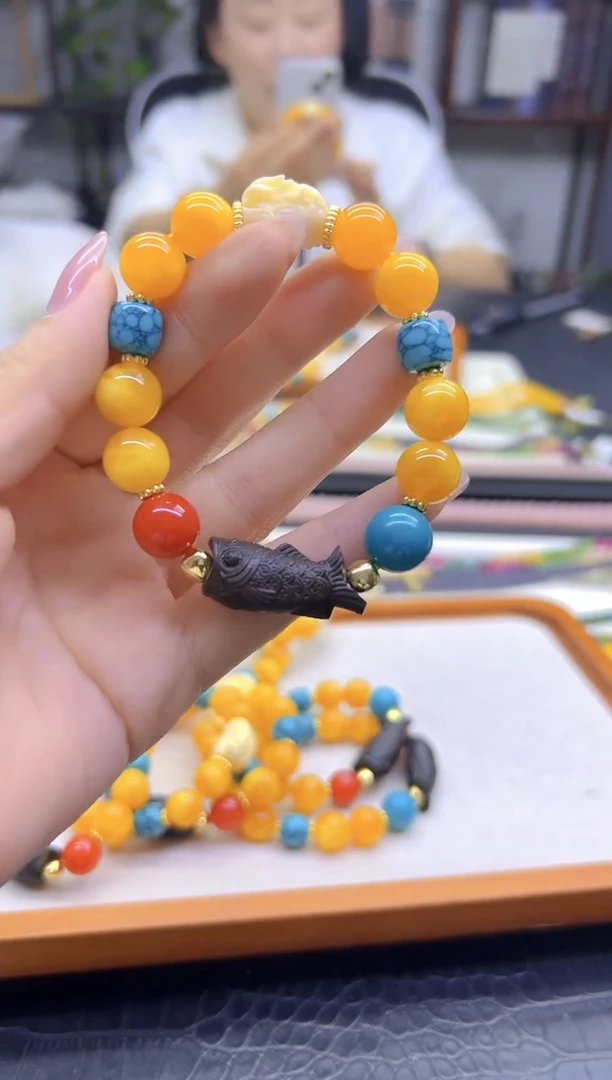 手链蜜蜡未镶嵌DIY款S997