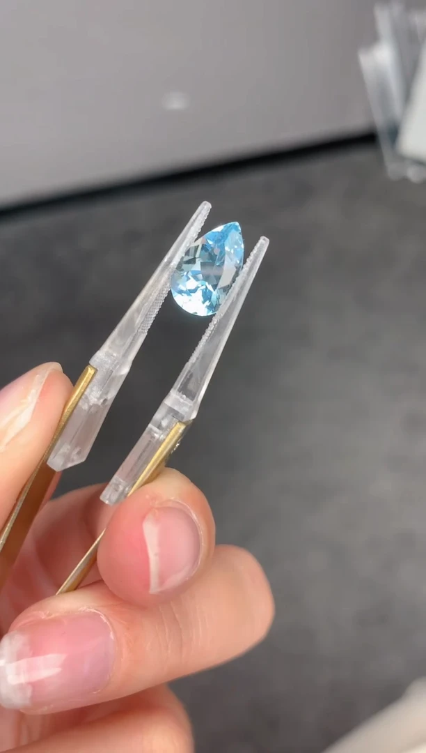 【闪购商品】海蓝宝石裸石未镶嵌2.9ct海蓝宝