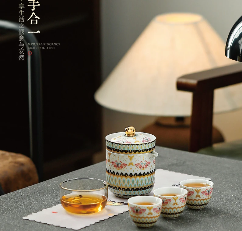 五言六器 福蝶瑞象旅行茶具一代wy-270