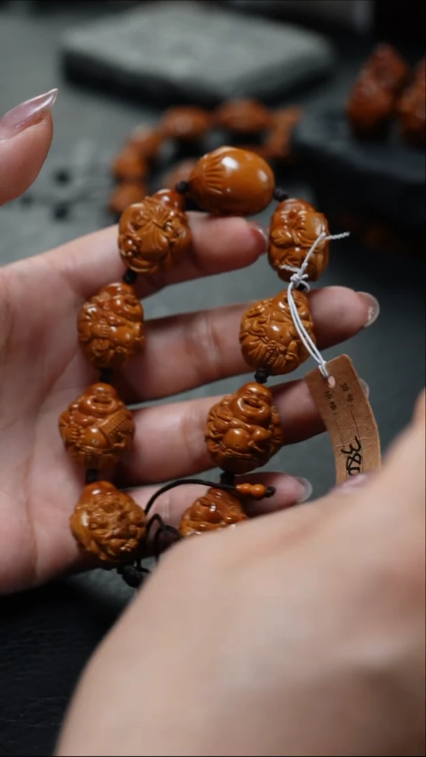 手串/手链橄榄核鱼子精品核文化