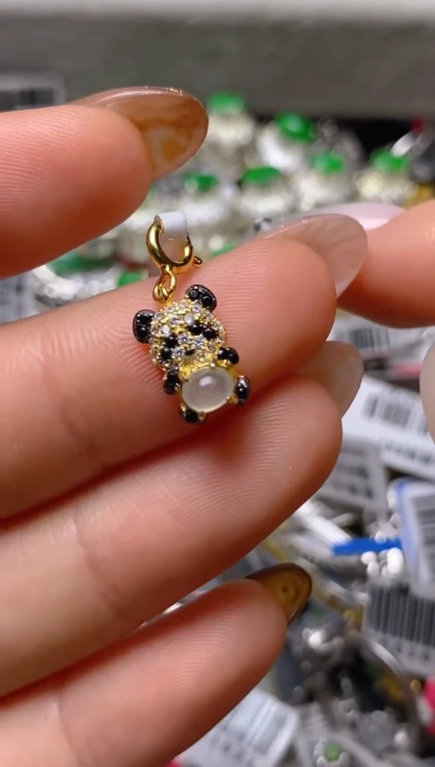 银S925镶嵌戒指翡翠百内无证书