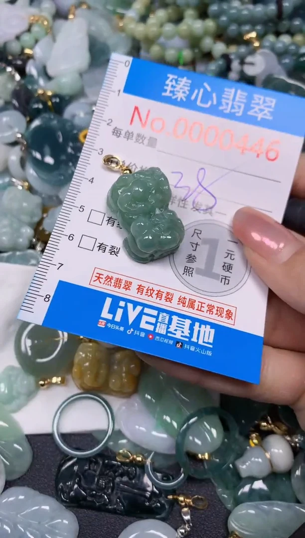 【闪购商品】翡翠颈饰未镶嵌含绳000446