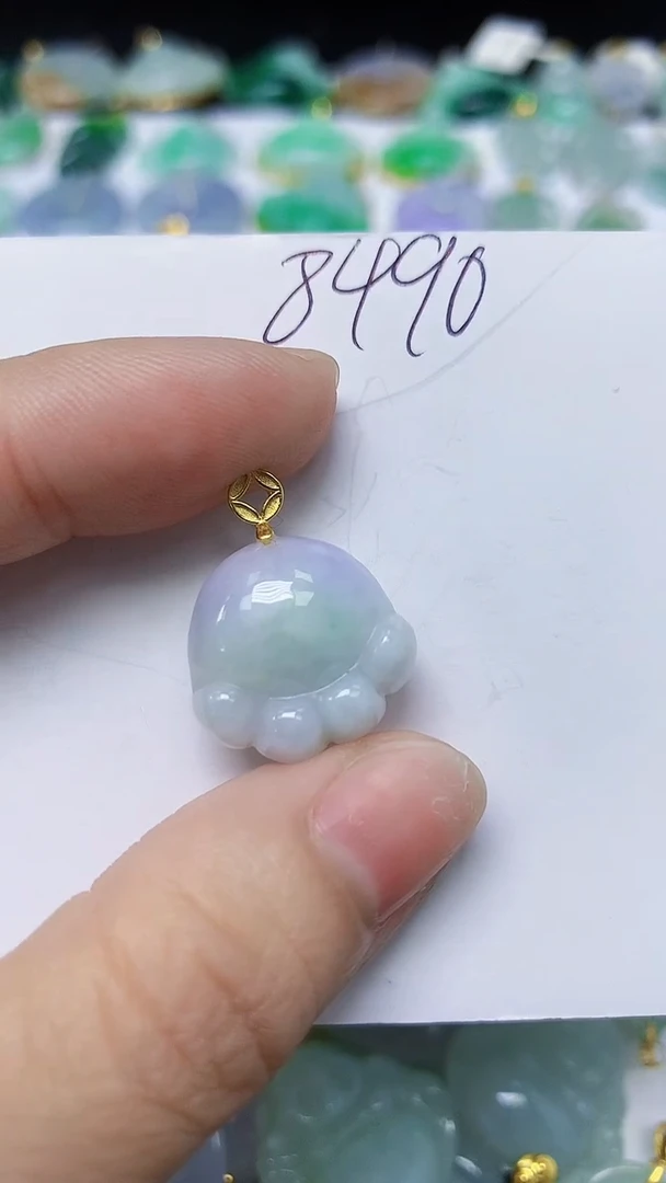 翡翠未镶嵌颈饰 天然缅甸翡翠A货