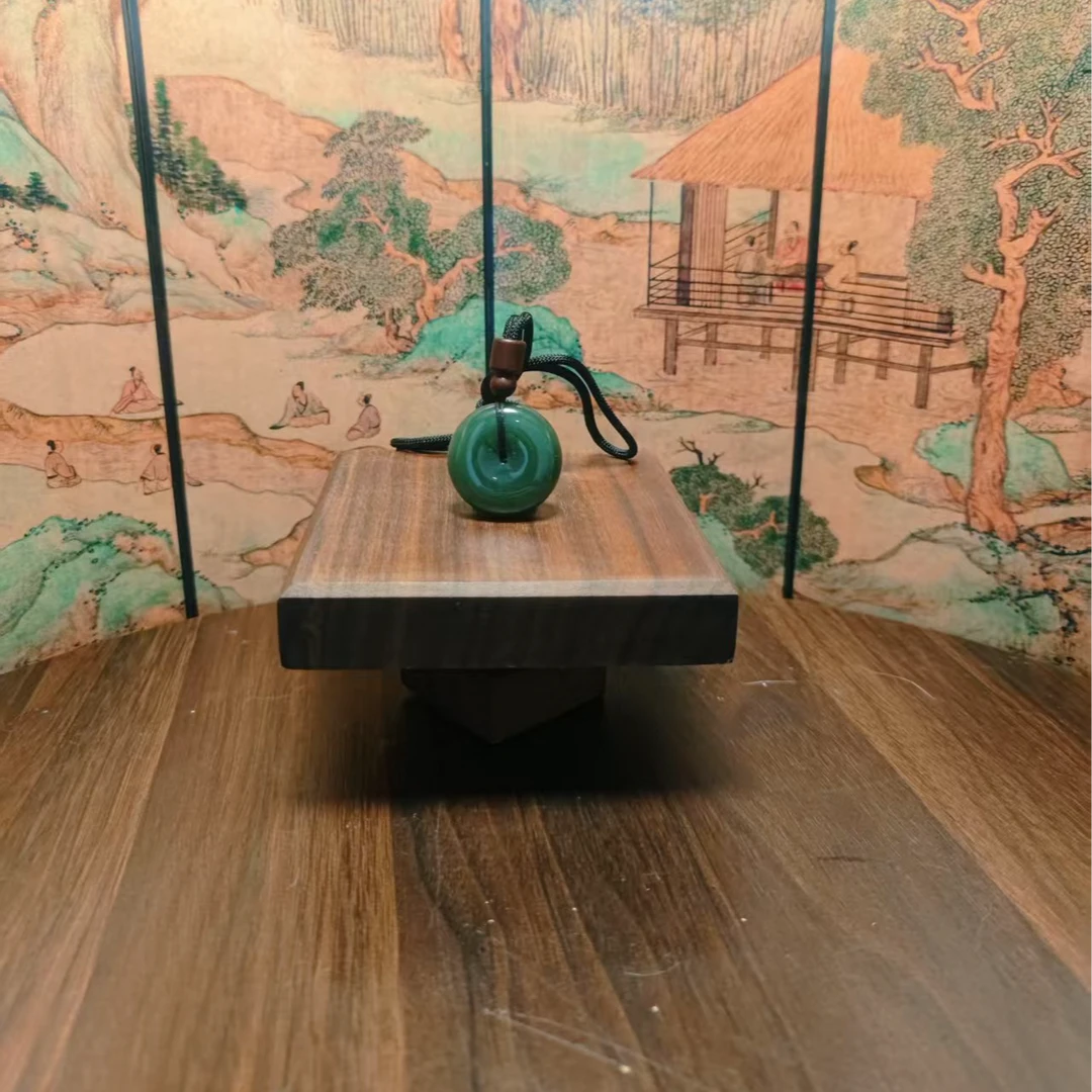 U和田玉碧玉平安扣吊坠0745