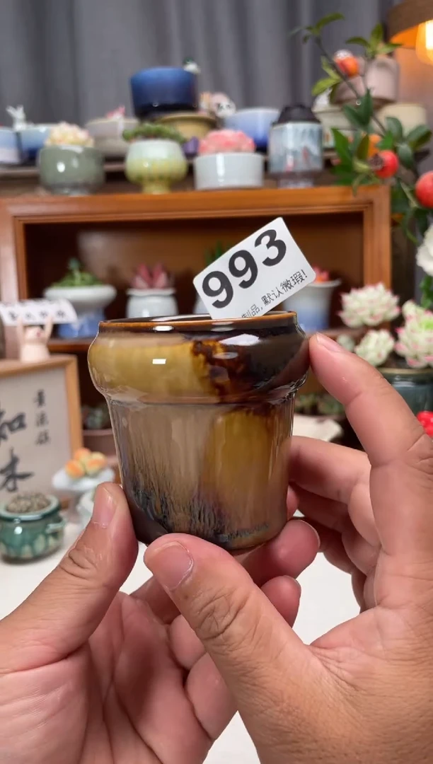 瓷片993知木小芳花盆