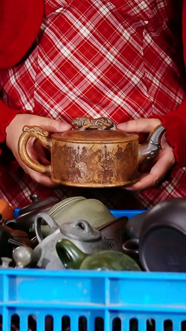 宜兴原矿紫砂壶茶壶500C