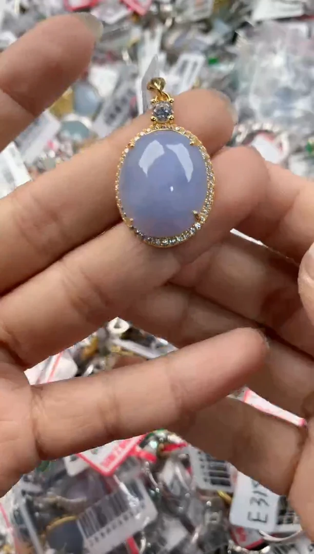 银S925镶嵌戒指翡翠141414----2