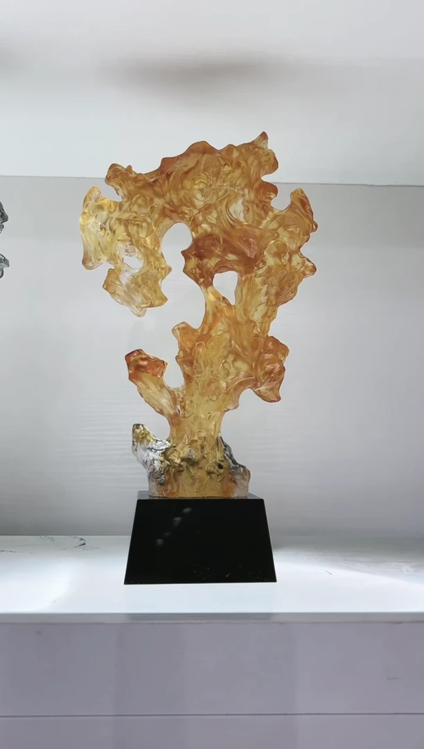 手工艺品琉璃古法琉璃太湖石