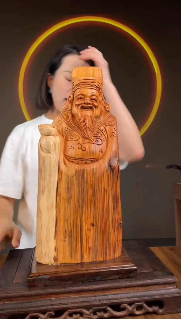 柏木（崖柏）手工摆件,先抢先得! 编号:162
