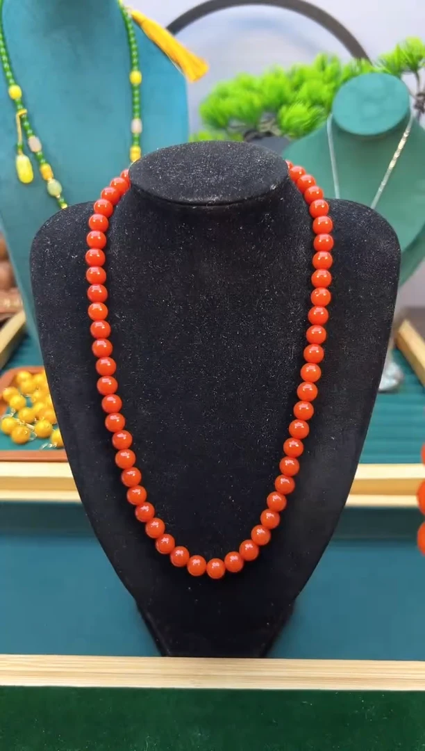 翡翠银S925镶嵌颈饰X33