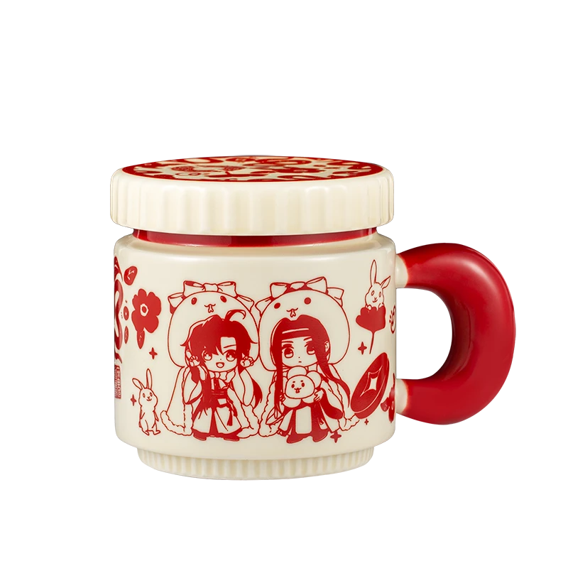 魔道祖师魏无羡蓝忘机灵蛇纳福大耳杯幸运石正版授权联名动漫周边