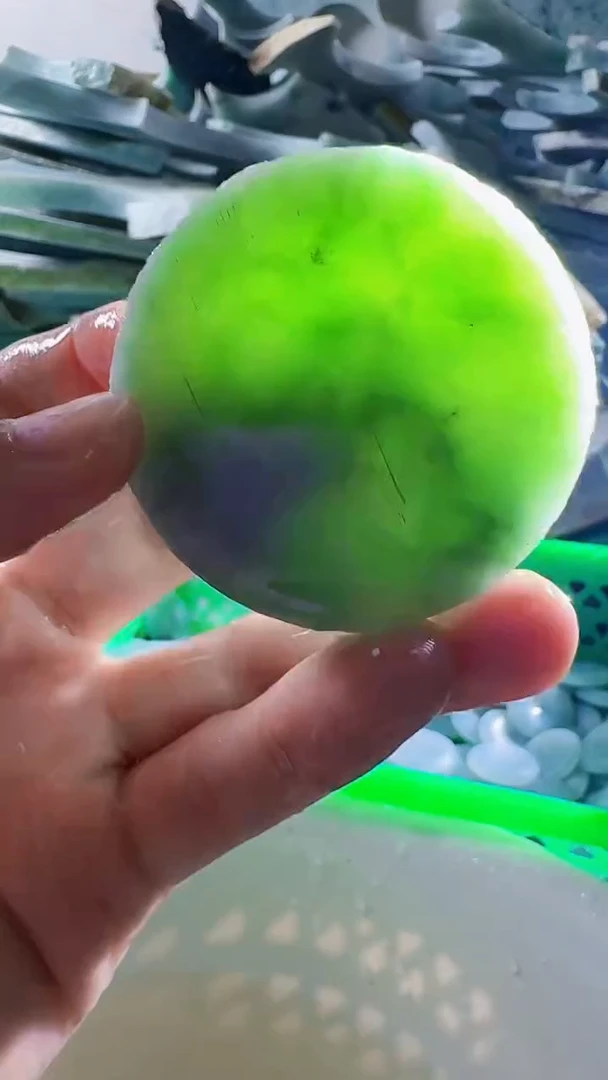 翡翠裸石缅甸翡翠A货文9851