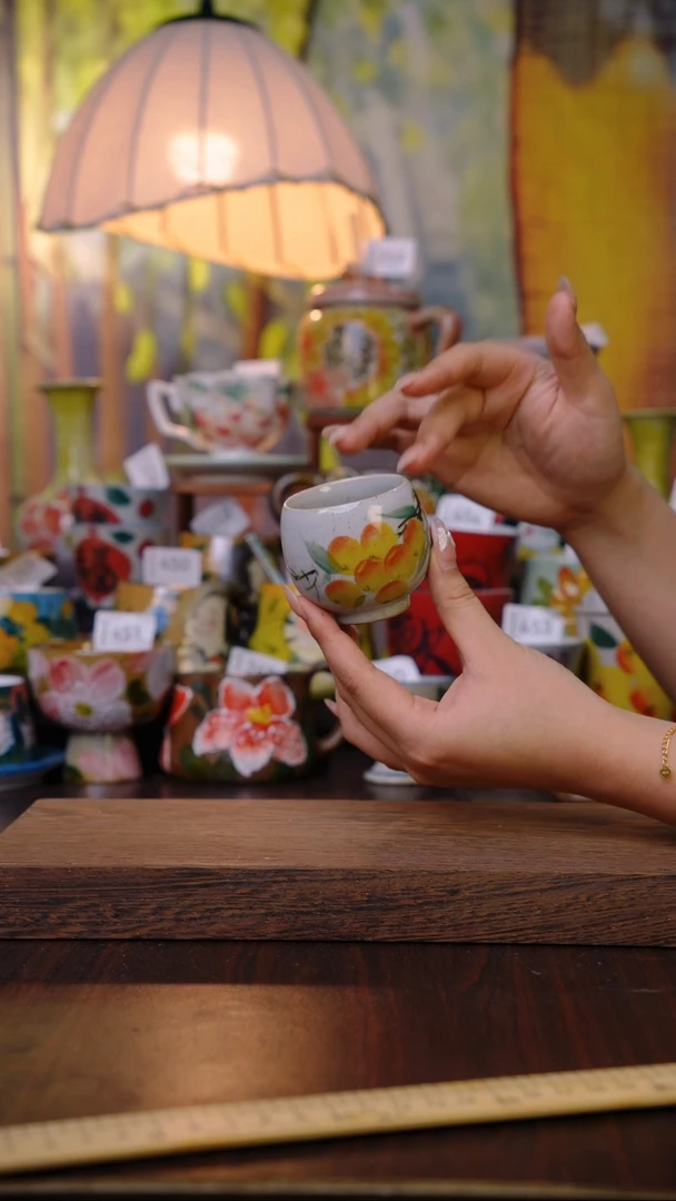 摆件泥垚手作 景德镇手工手绘器物