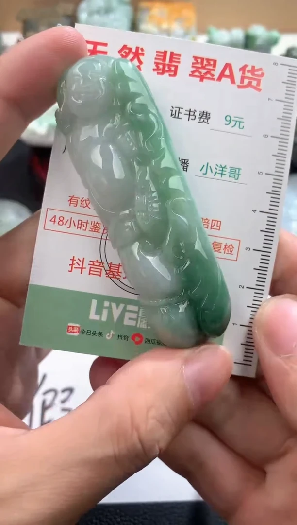 翡翠未镶嵌吊坠(不含链)1