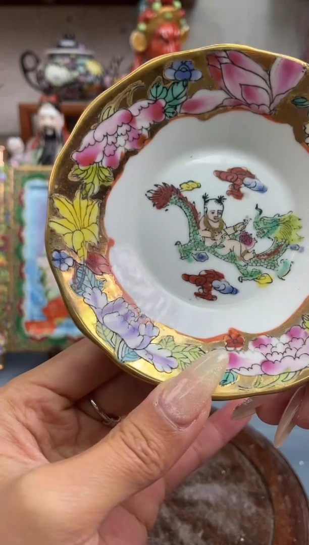 瓷片微瑕慎拍景德镇窑老厂瓷器单件