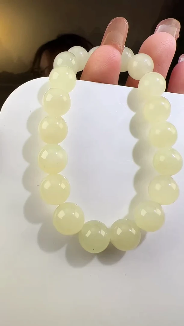 【闪购商品】和田玉手串未镶嵌暴力黄p