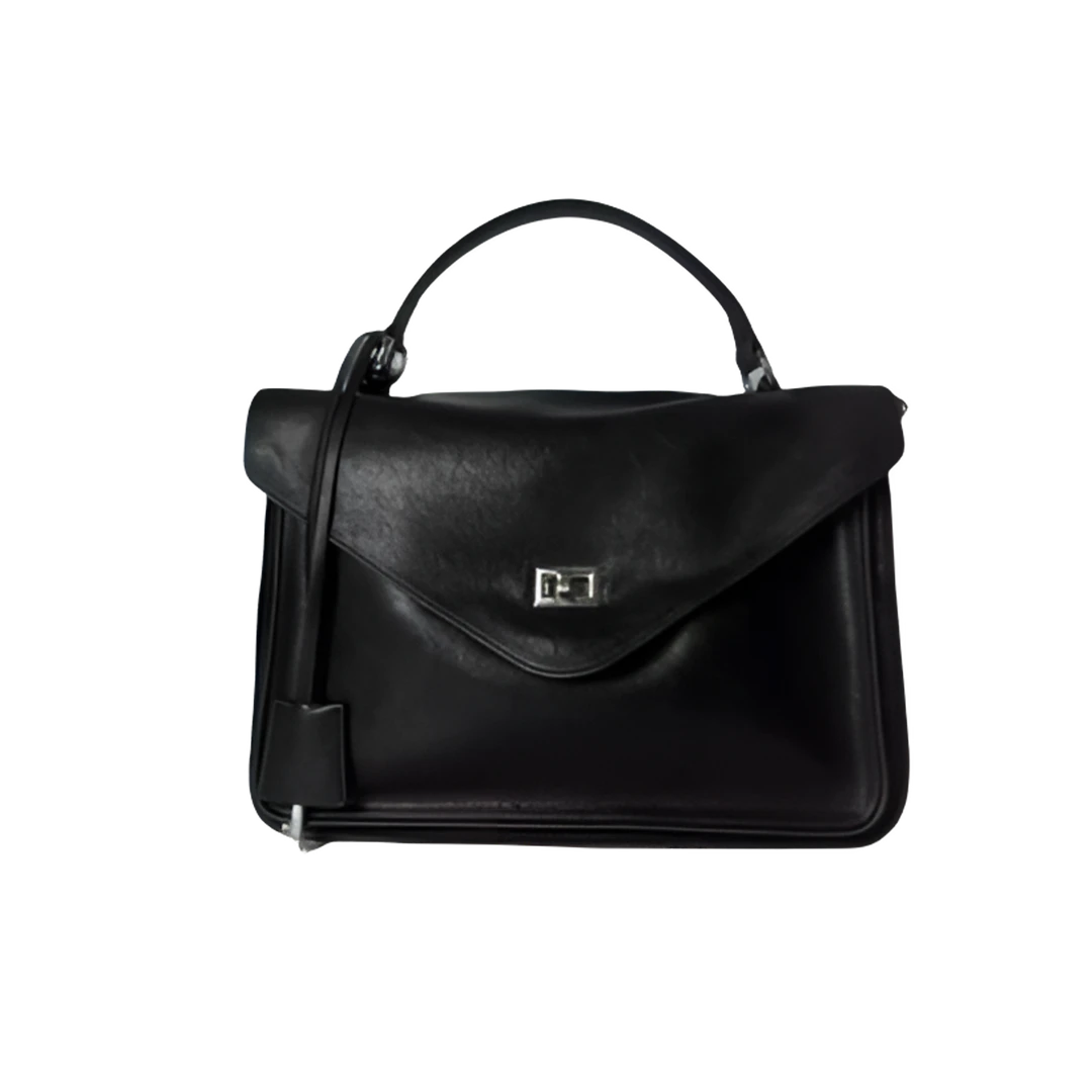 秋款新手提包复古轻奢大容量公文包女单肩斜挎包新款邮差K8033