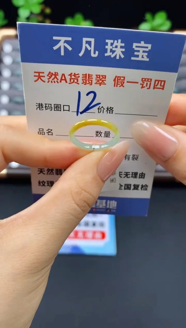 未镶嵌戒指翡翠天然A货翡翠04387
