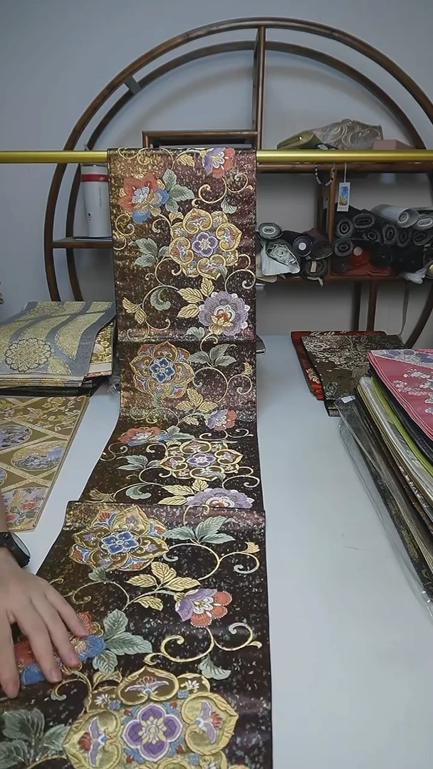 织绣28西阵织六通宝相花