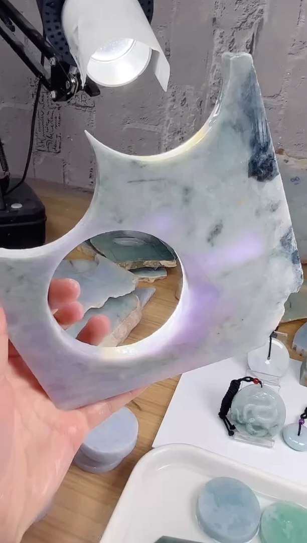 裸石翡翠天然翡翠A货玉 南 114