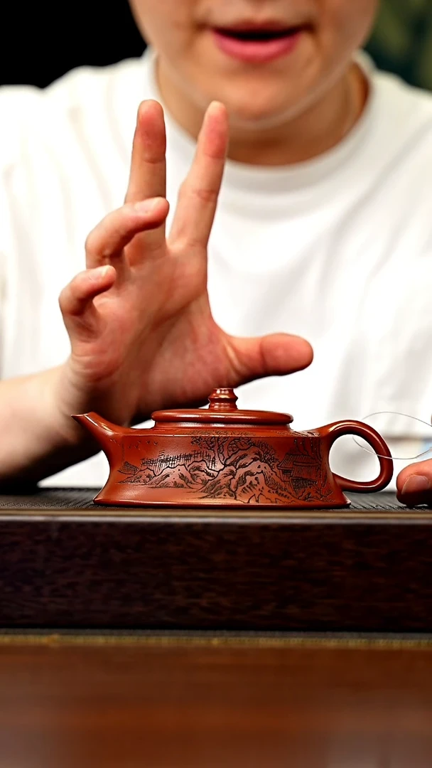 茶壶紫砂宜兴原矿 手工 紫砂壶容量200CC