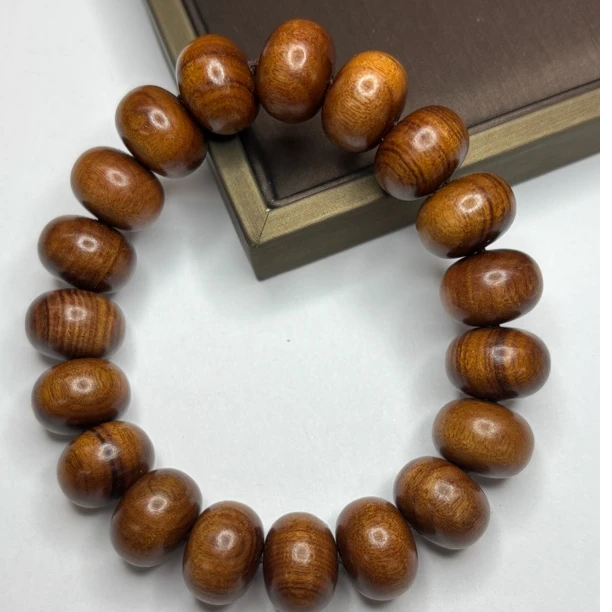 B71 桃木算盘手串15mm