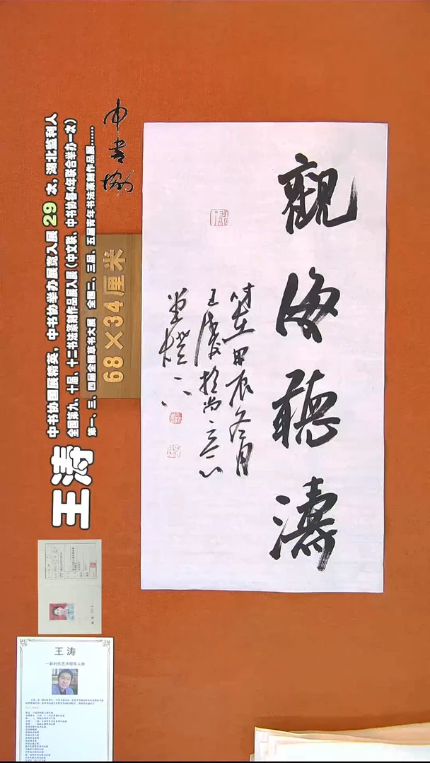 【闪购商品】书法212王涛书法作品