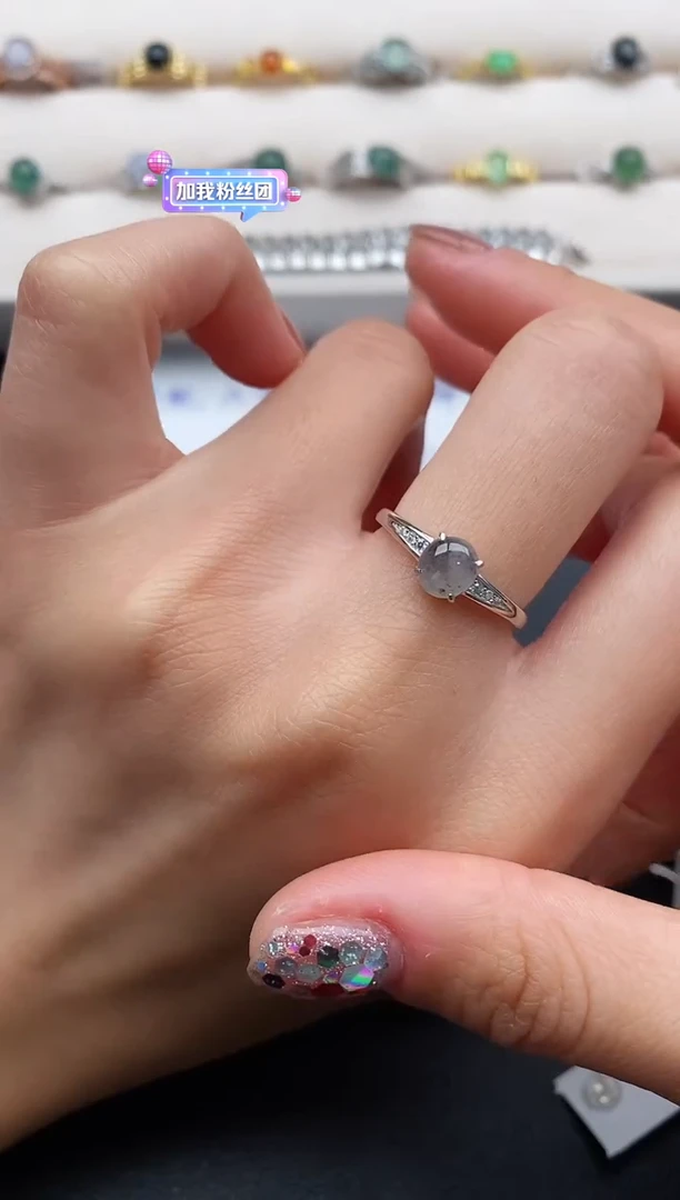 银S925镶嵌戒指翡翠111111111+2