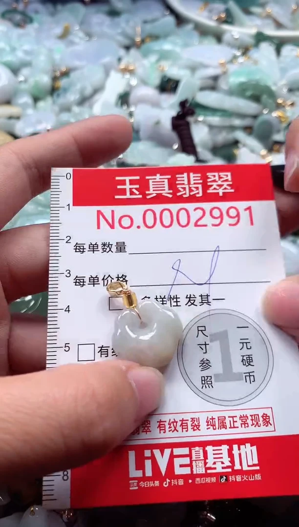 吊坠(不含链)未镶嵌翡翠2991