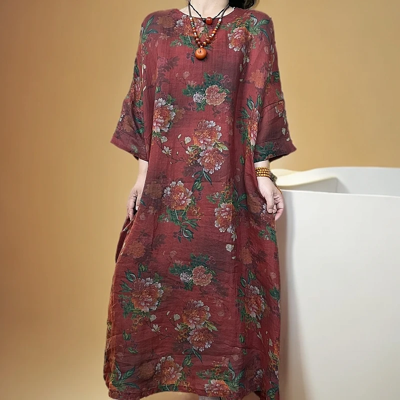 8807薄款常规夏季通勤风潮牌女装印花中式时尚大码外套