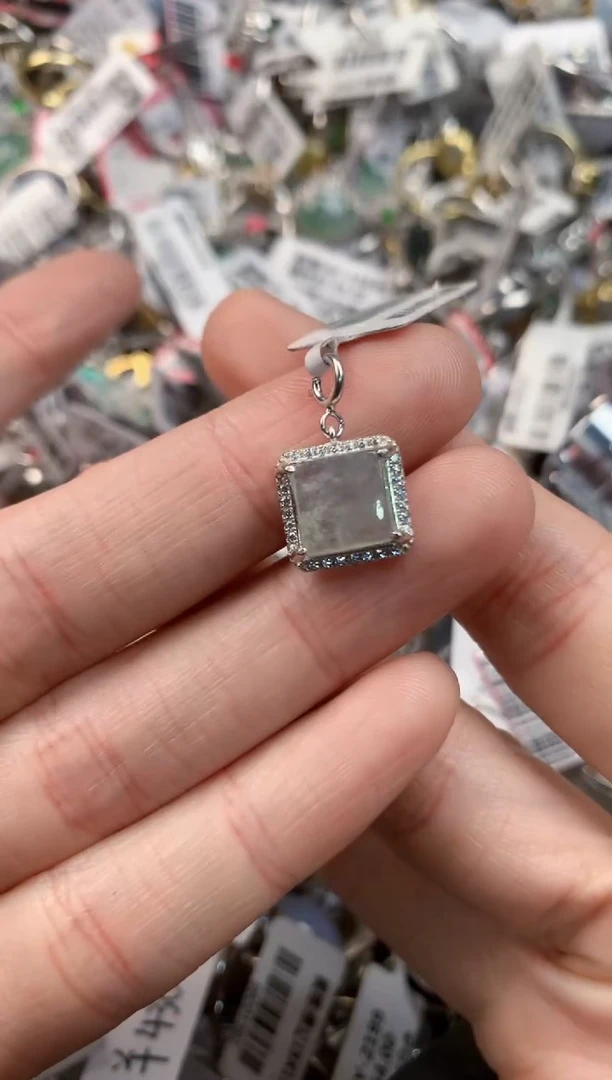 银S925镶嵌戒指翡翠10           4