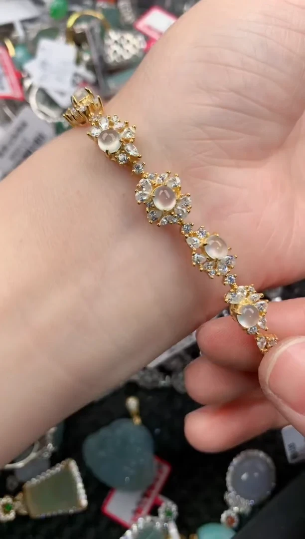 银S925镶嵌戒指翡翠11-11---9