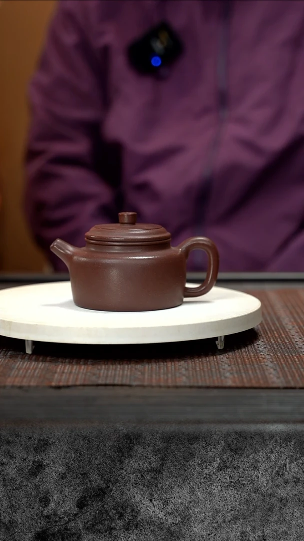 紫玫瑰 德钟 紫砂壶 成进窑