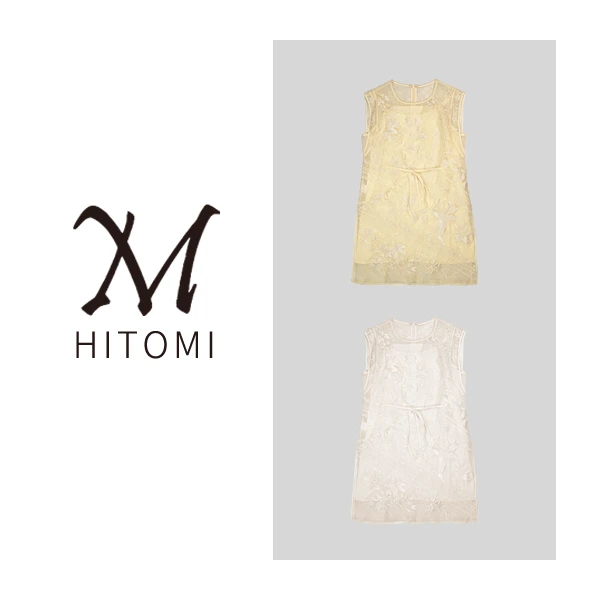 【米儿精选】HITOMI喜上眉梢真丝吊带两件套HS12014