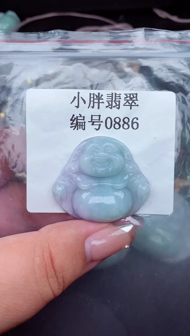翡翠未镶嵌颈饰缅甸天然A货翡翠0886