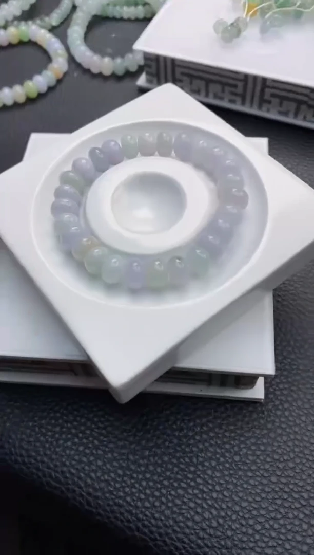 未镶嵌手串翡翠37天然A货翡翠手串