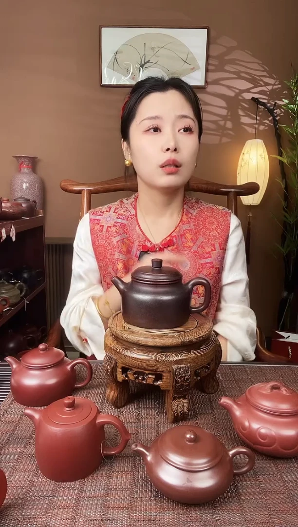 【闪购商品】紫砂茶壶石红柴烧德钟TYZS00239