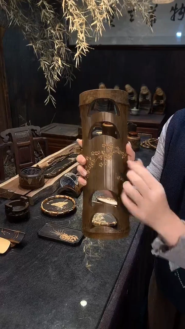 4格梅花置杯架.........