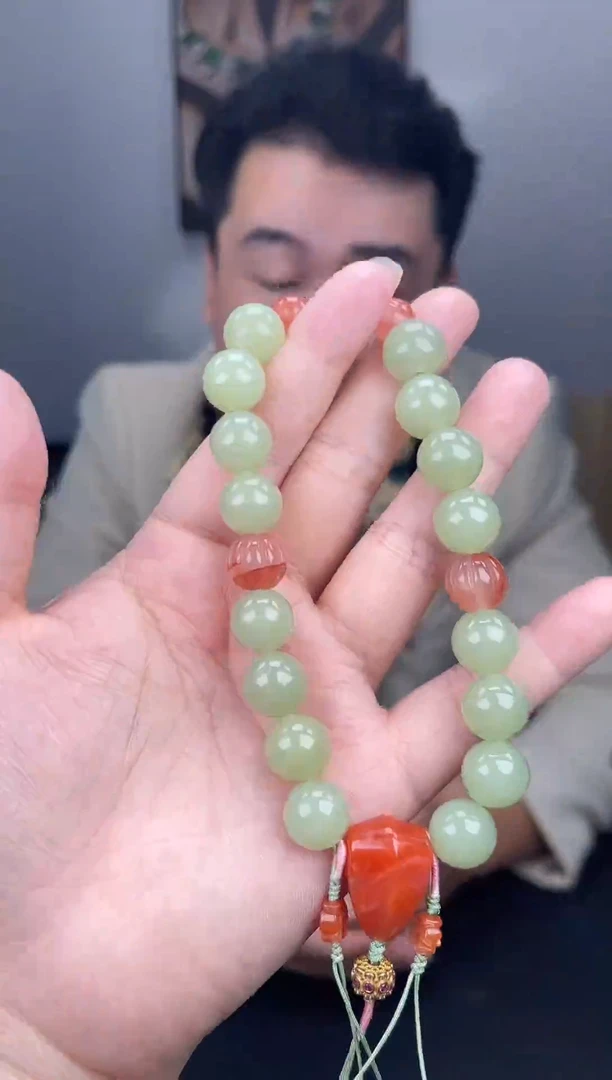 未镶嵌手串和田玉手串多样性发其一HT016