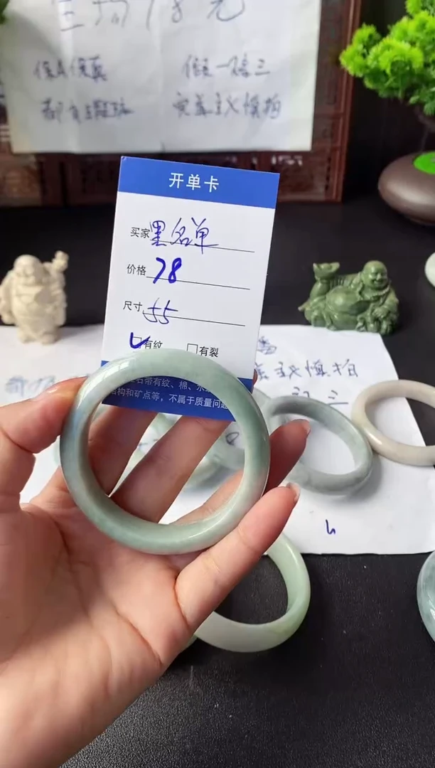 未镶嵌手镯翡翠黑****P翡翠手镯#5