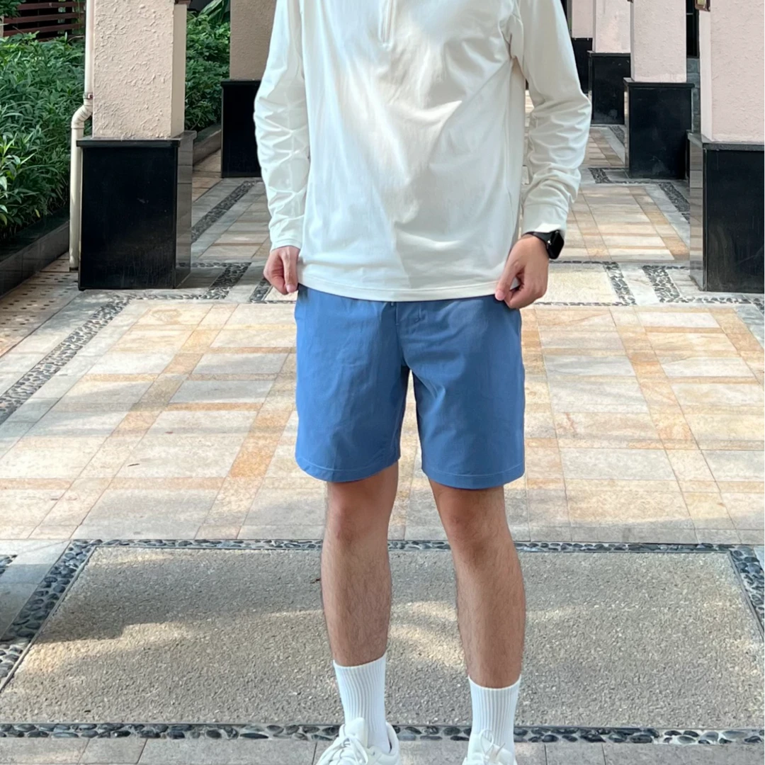 Zeroed男士商务夏季7寸运动轻薄速干透气训练休闲健身美式短裤