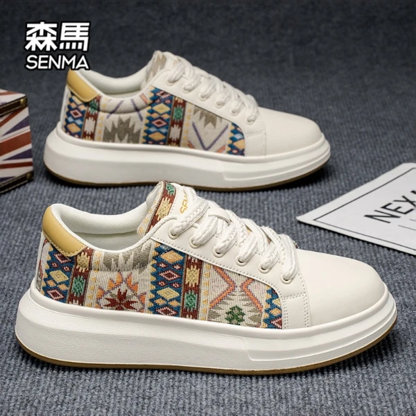 森马男鞋冬季新款厚底休闲板鞋高级感百搭小白鞋男款2025爆款潮鞋