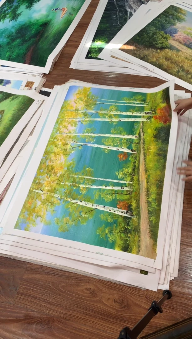 油画【53号】朝鲜原创手绘油画【功勋Ⅰ级画家丨孤品佳作】【顺丰包邮】