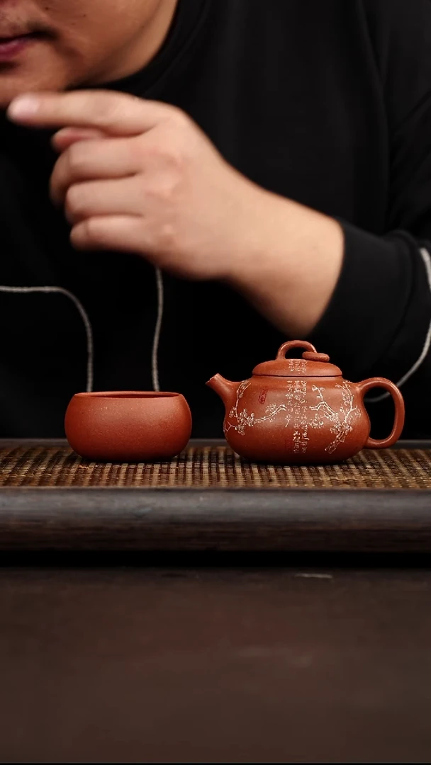 茶壶紫砂宜兴心悦紫砂    福禄    120CC
