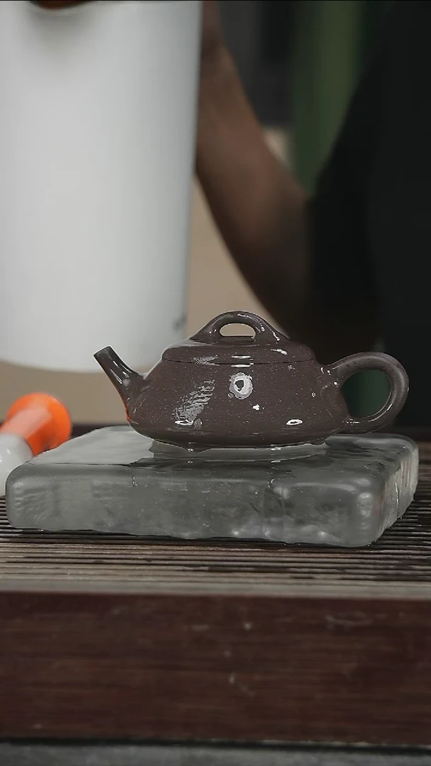 茶壶紫砂大水潭天青150CC44号