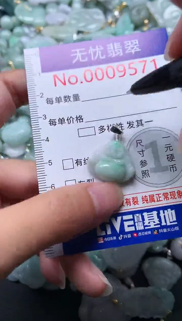 颈饰未镶嵌翡翠9571